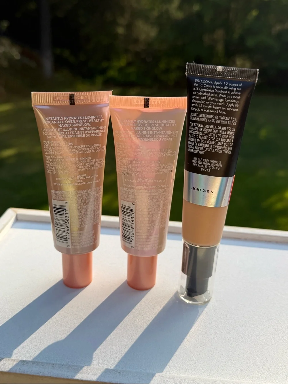 LOT OF L'OREAL TRUE MATCH LUMI GLOTION & E.L.F. CAMO CC CREAM